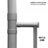 zbieracz /łapacz wody deszczowej z rynny 80,lub 100 mm,z zaworem
